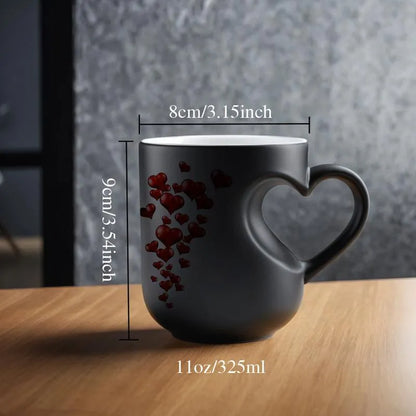 💖Love at First Sip Heat-Reveal Ceramic Cup ☕