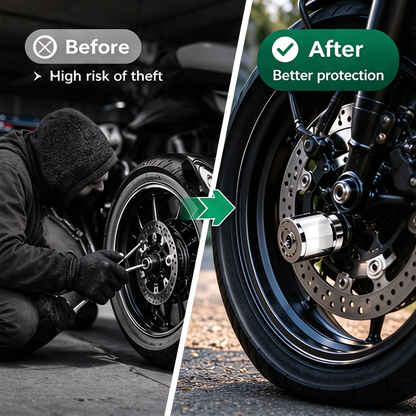 🏍️ Motorcycle Disc Brake Lock – Compact Security for Parked Bikes