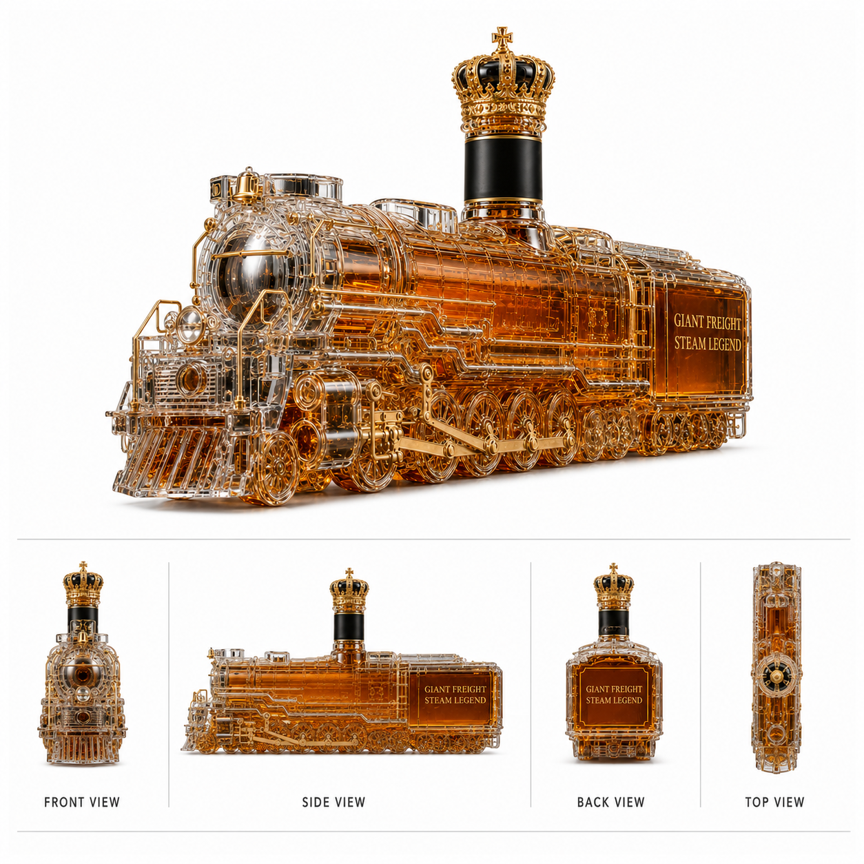 🚂Big Boy 4014 85th Anniversary Locomotive Whiskey Decanter