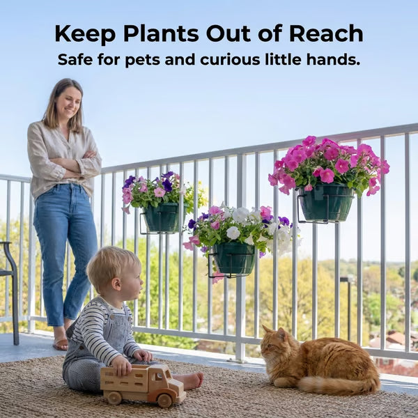 🔥2026 Hot Sale - Railing Plant Hanger🌸Easily create your dream garden.🌸
