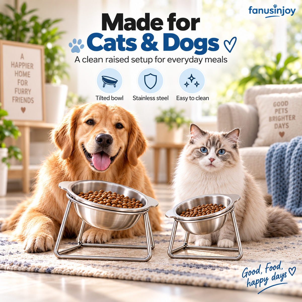 15° Tilted Orthopaedic Feeding Bowl🥣🐾