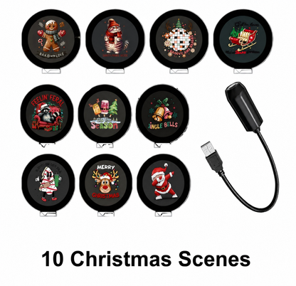 ✨HD Christmas Projector – 6 or 10 Festive Scenes(📦Buy 3 Free Shipping)