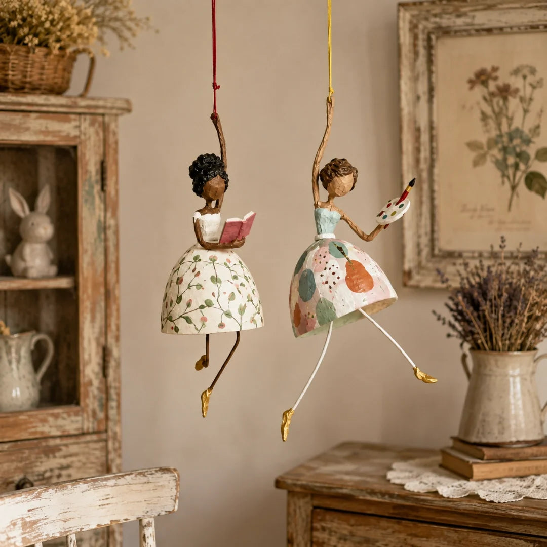 💐Whimsical Dancing Lady Hanging Ornament