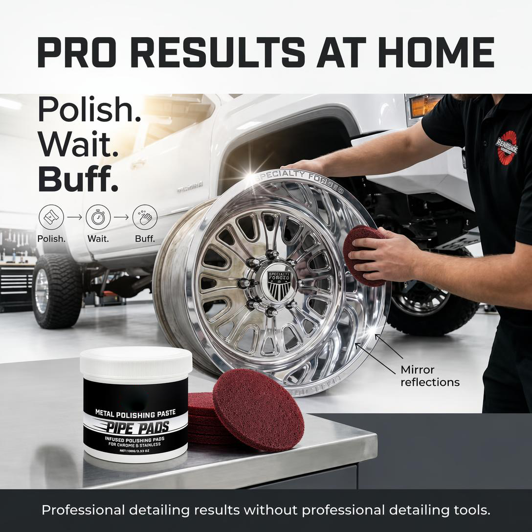 ✨ MirrorFinish Polishing Pads – Helps Reduce Scratches & Oxidation