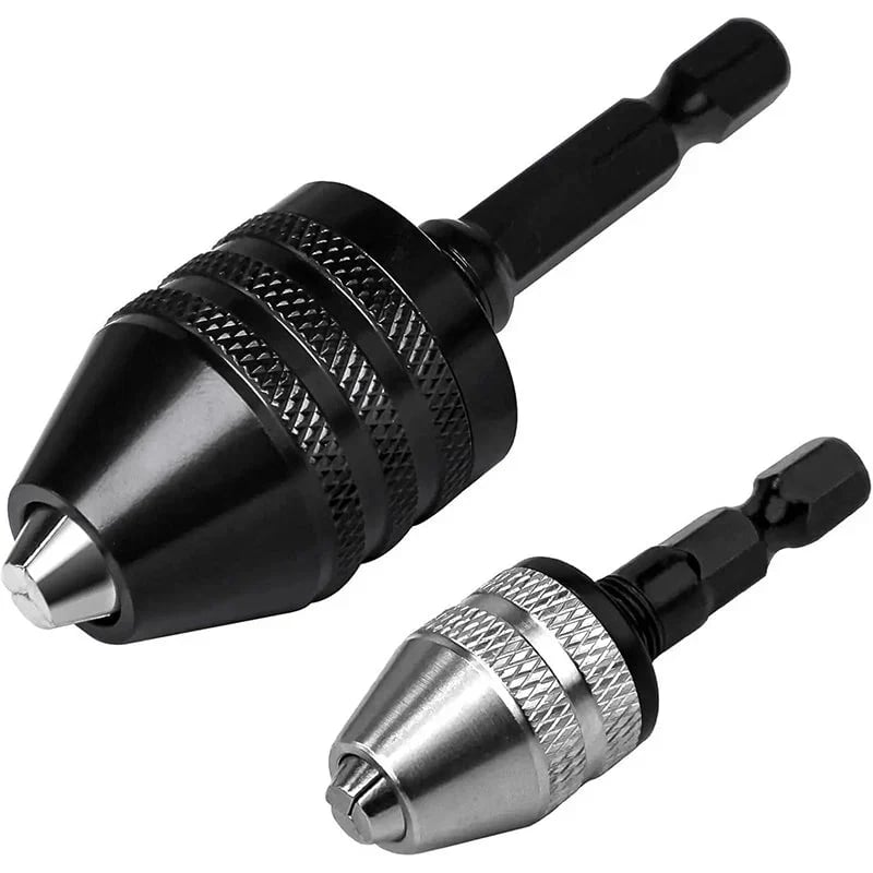 🛠️ Keyless 3-Jaw Drill Chuck – Quick-Change 0.3–3.4mm Round Shank