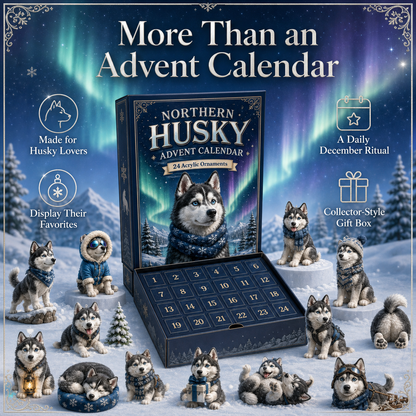 🐺❄️ Northern Husky Advent Calendar 2026 – 24 Days of Husky Christmas Surprises 🎄