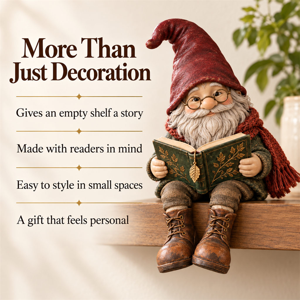Reasons to choose the reading gnome as a book lover gift