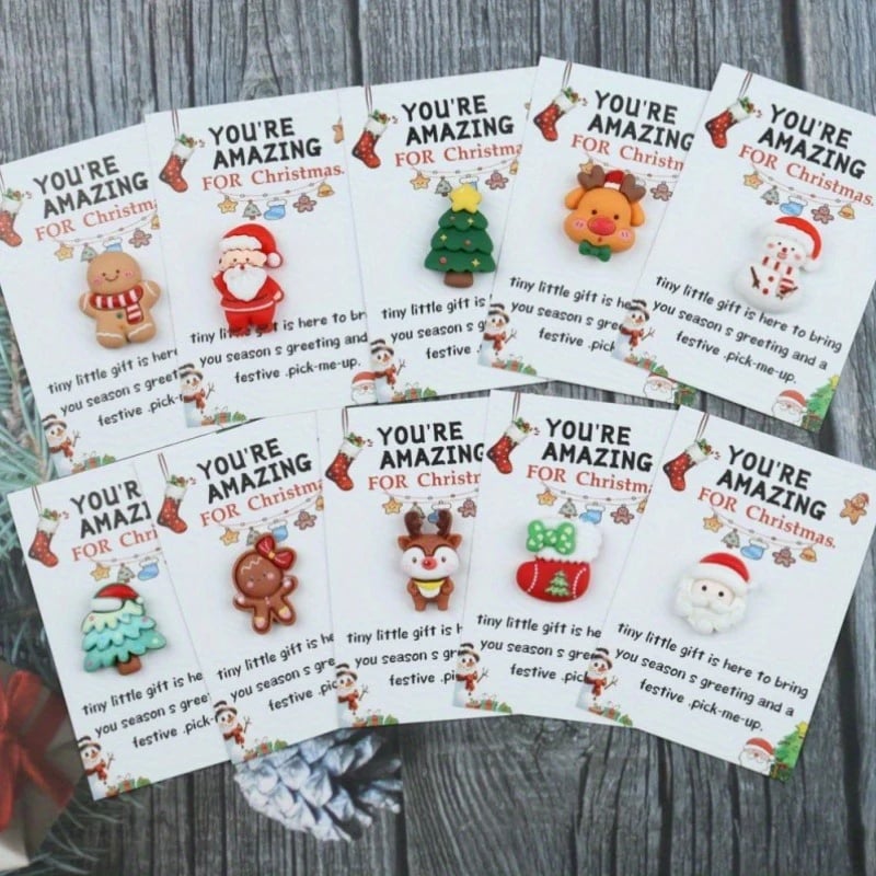 🎄 10-Piece Christmas Pocket Hugs – Complete Mini Holiday Keepsake Collection