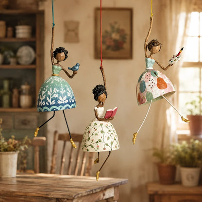 💐Whimsical Dancing Lady Hanging Ornament