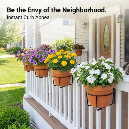 🔥2026 Hot Sale - Railing Plant Hanger🌸Easily create your dream garden.🌸