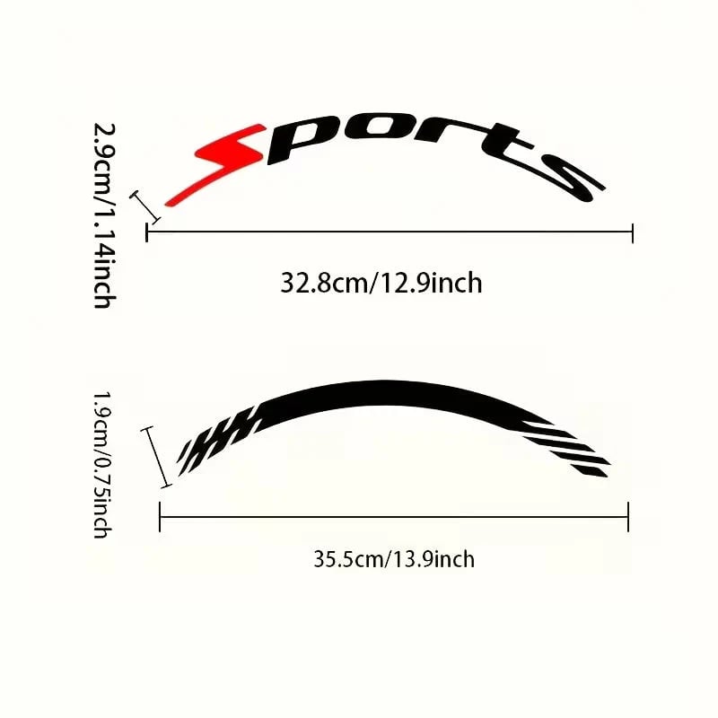 🔥HOT SALE🔥3D Waterproof Tire Decal Stickers