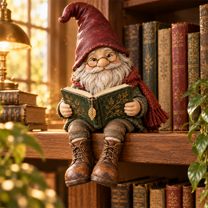 Reading Gnome Shelf Sitter