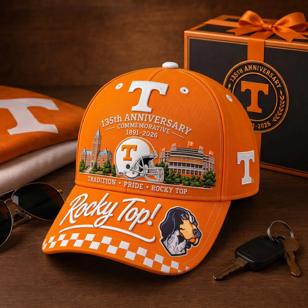 Rocky Top 135th Anniversary Commemorative Cap🏈