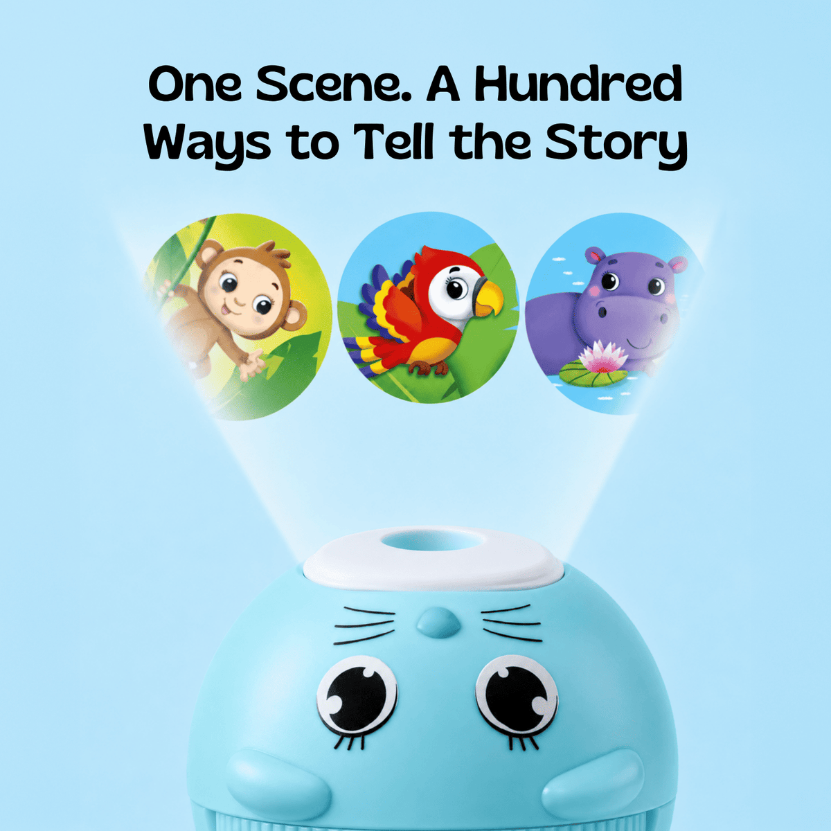DreamBeam Bedtime Story Projector ✨ – Magical Storytime for Kids
