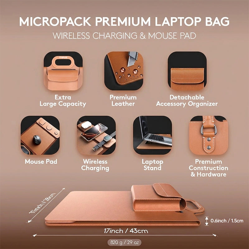 Wireless Charging Laptop Bag ⚡ – Sleek Everyday Tech Carrying Case