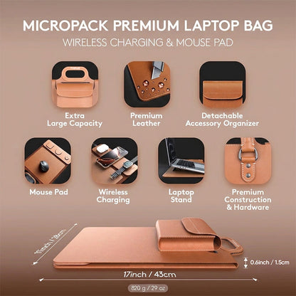 Wireless Charging Laptop Bag ⚡ – Sleek Everyday Tech Carrying Case