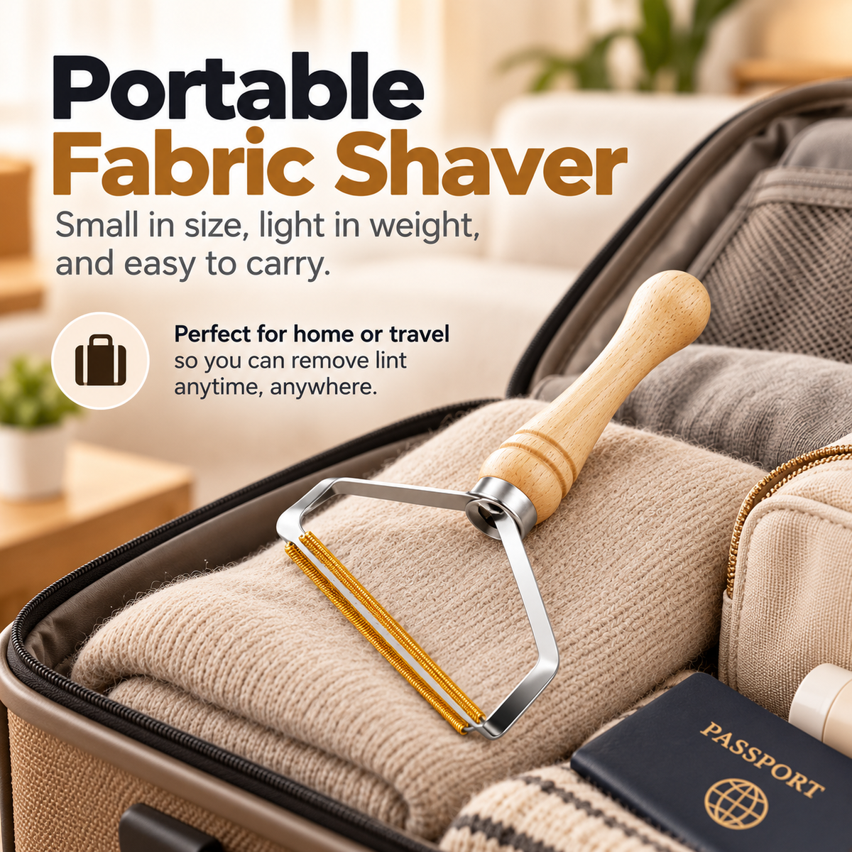 🐾 Reusable Pet Hair & Lint Sweeper – Manual Fabric Cleaner for Sofas, Rugs, Bedding, Clothes & Furniture