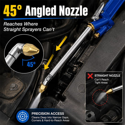 2-in-1 Air and Water Blast Gun for Fast Drying and Deep Cleaning 💨💦