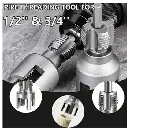 1/2" Pipe Threading Tool 🔧 – Handy Plumbing Thread Repair