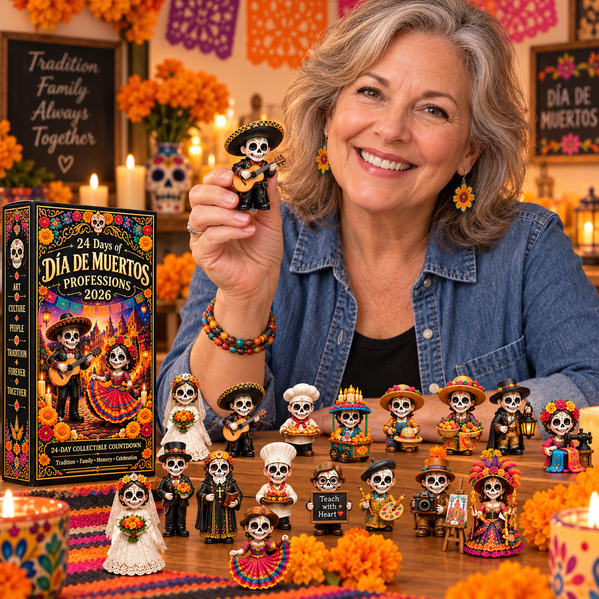 Daily reveal from the Día de Muertos profession collectible countdown