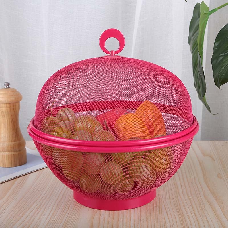 50% Off 🍒 Lidded Produce Keeper Basket – Fresh, Organized & Countertop Chic ✨
