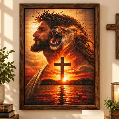 👑✝️ He Reigns — DIY Christian Jigsaw Puzzle(📦Buy 2 Free Shipping)