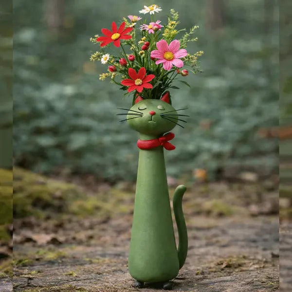 Quirky Cat Vase