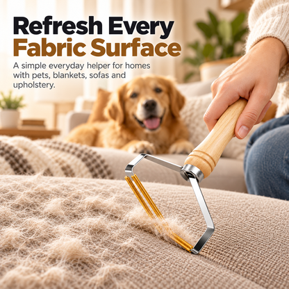 🐾 Reusable Pet Hair & Lint Sweeper – Manual Fabric Cleaner for Sofas, Rugs, Bedding, Clothes & Furniture