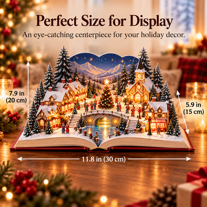 Light-Up Christmas Village Storybook