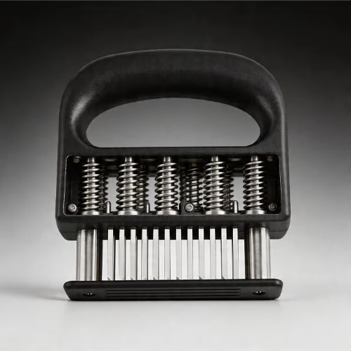 🥩 48-Blade Spring Meat Tenderizer – Quick & Easy Meat Prep