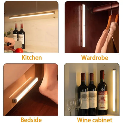 🔥LAST DAY SALE 49% OFF - 💡Punch-free Smart Sensor Magnetic Rechargeable LED Lights