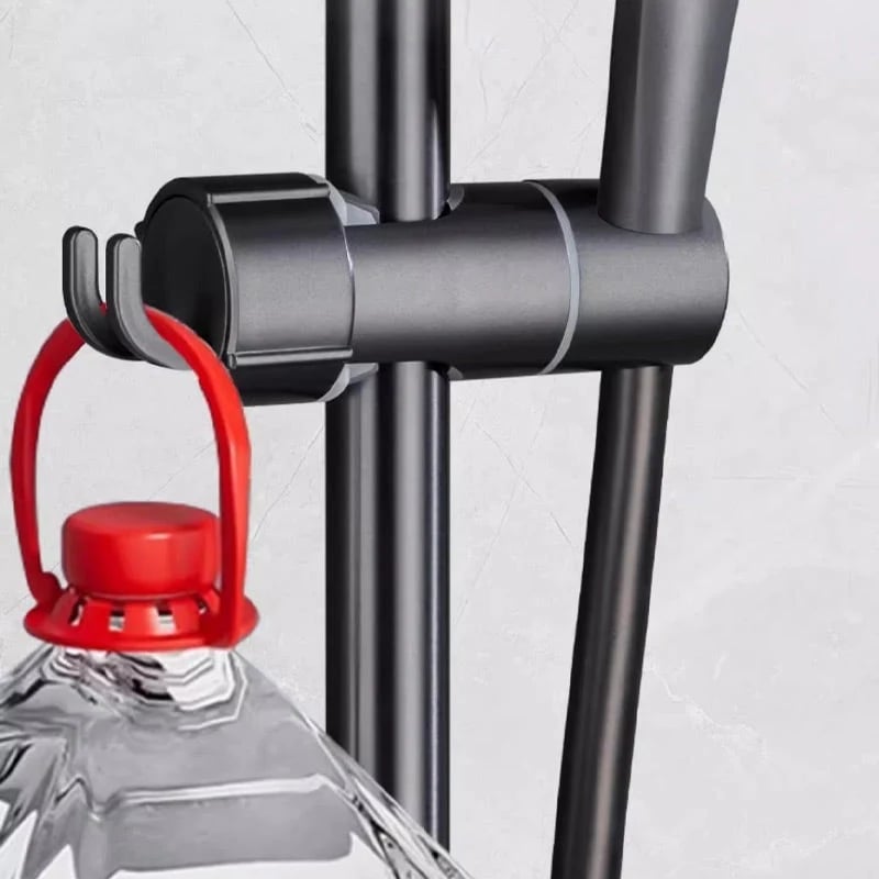 No-Drill Shower Head Bracket 🚿 – Silver Wall-Mount Holder