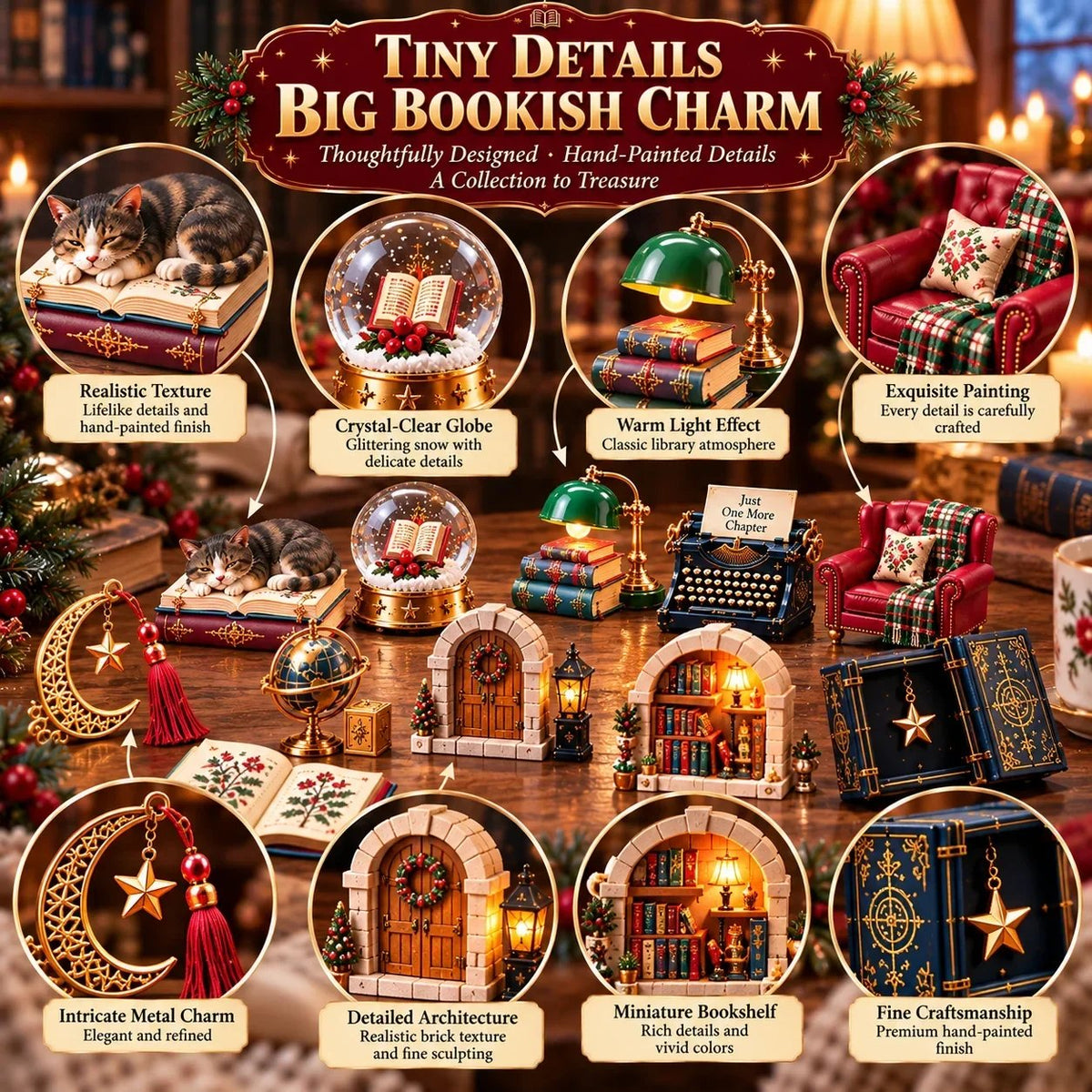 🔥HOT SALE🔥 49% OFF – 📚 24 Nights of Bookish Joy Advent Calendar | 24 Unique Mini Literary Treasures for Readers & Book Lovers 🎄