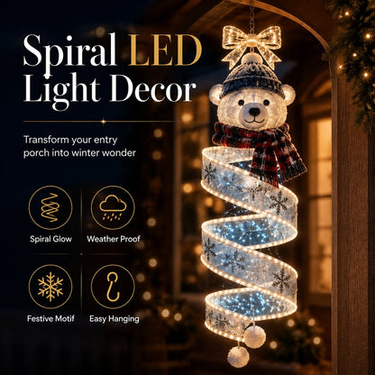 🎄Julmagisk spiralhängande LED-ljuskollektion