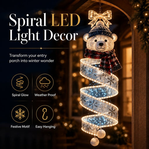 🎄Julmagisk spiralhängande LED-ljuskollektion