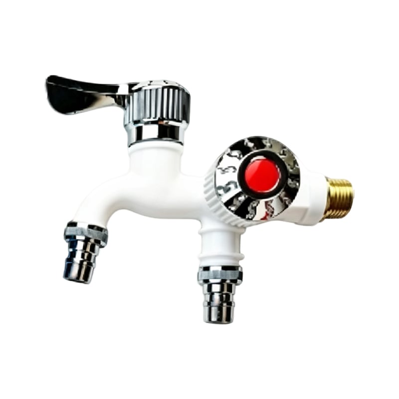 Dual Outlet Washing Machine Faucet