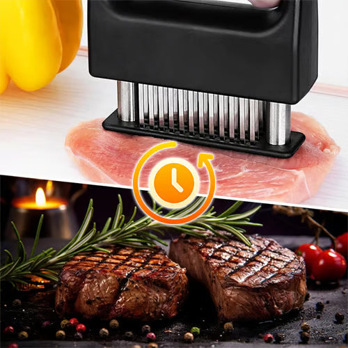 🥩 48-Blade Spring Meat Tenderizer – Quick & Easy Meat Prep