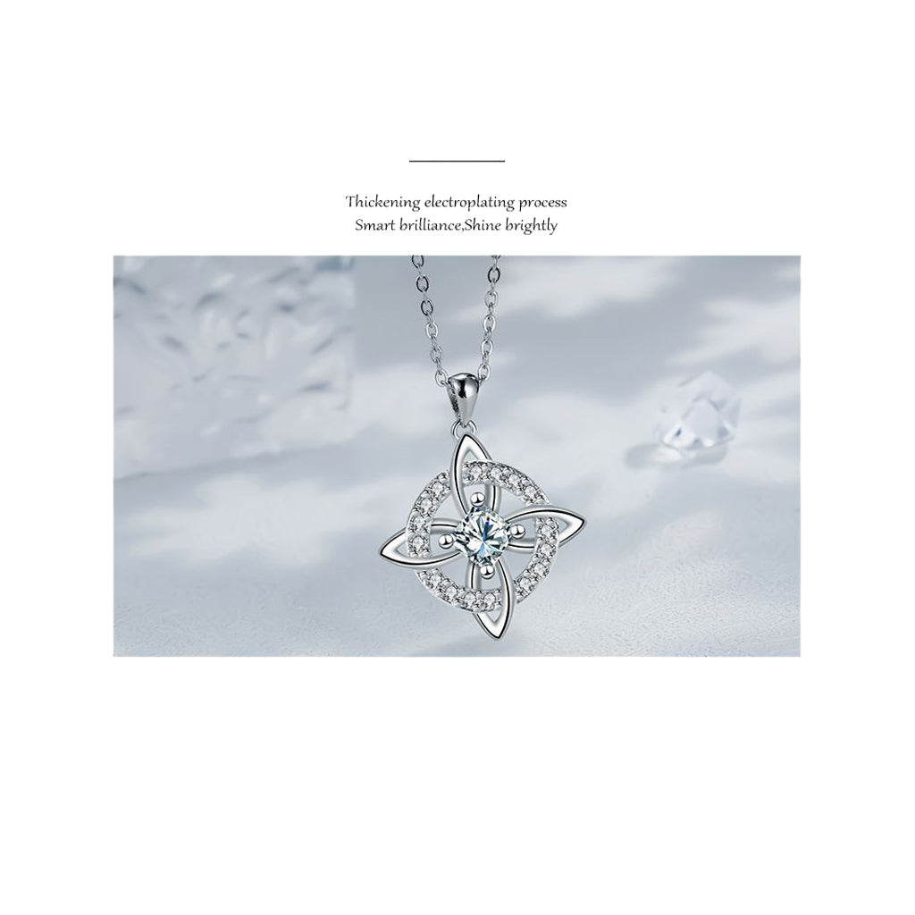 Mystical Birthstone Witches Knot Necklace – Natural Crystal🔮💞Protect Your Loved Ones