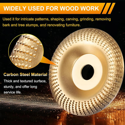3-Piece Wood Carving Disc Set 🪵 – Precision Shaping Tools