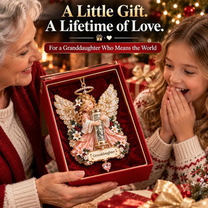 3D Angel Christmas Cash Gift Ornament – 6 Keepsake Designs