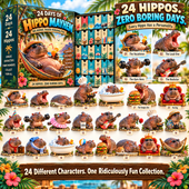 🦛 Ready for Some Hippo Madness?! 😂 2026 Hippo Adventures – 24 Days of Laughs!