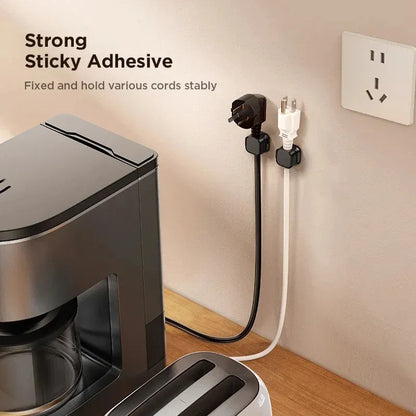 🧲 Magnetic Cable Organizer – Adhesive Cord Clips for Easy Storage