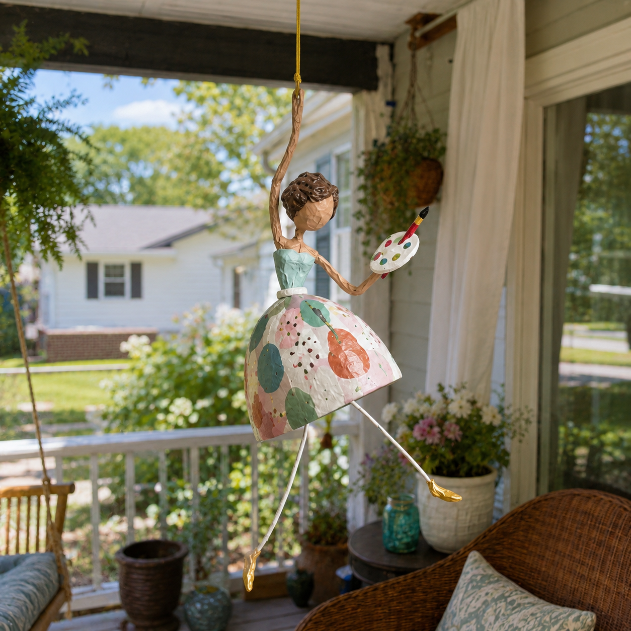 💐Whimsical Dancing Lady Hanging Ornament