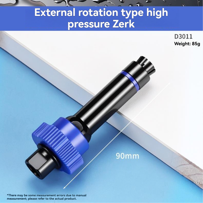 D3011 360° Swivel Grease Gun Coupler – High-Pressure Zerk Nozzle 🔧
