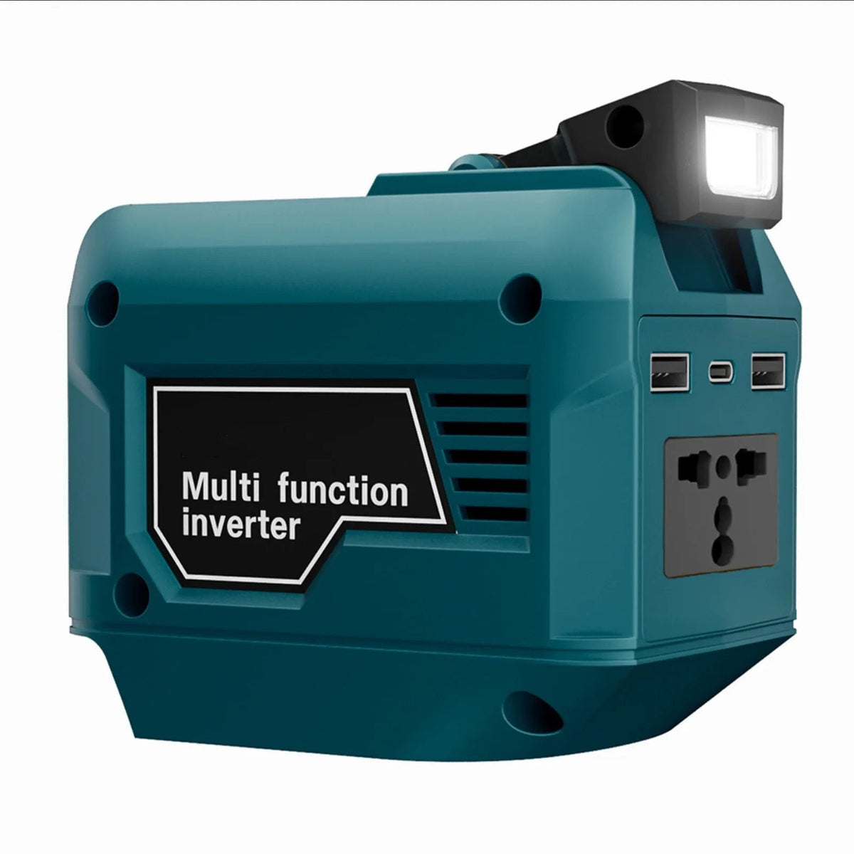 🪫250W Portable Power Inverter – Turn 18V–21V Tool Batteries Into 220V AC Power