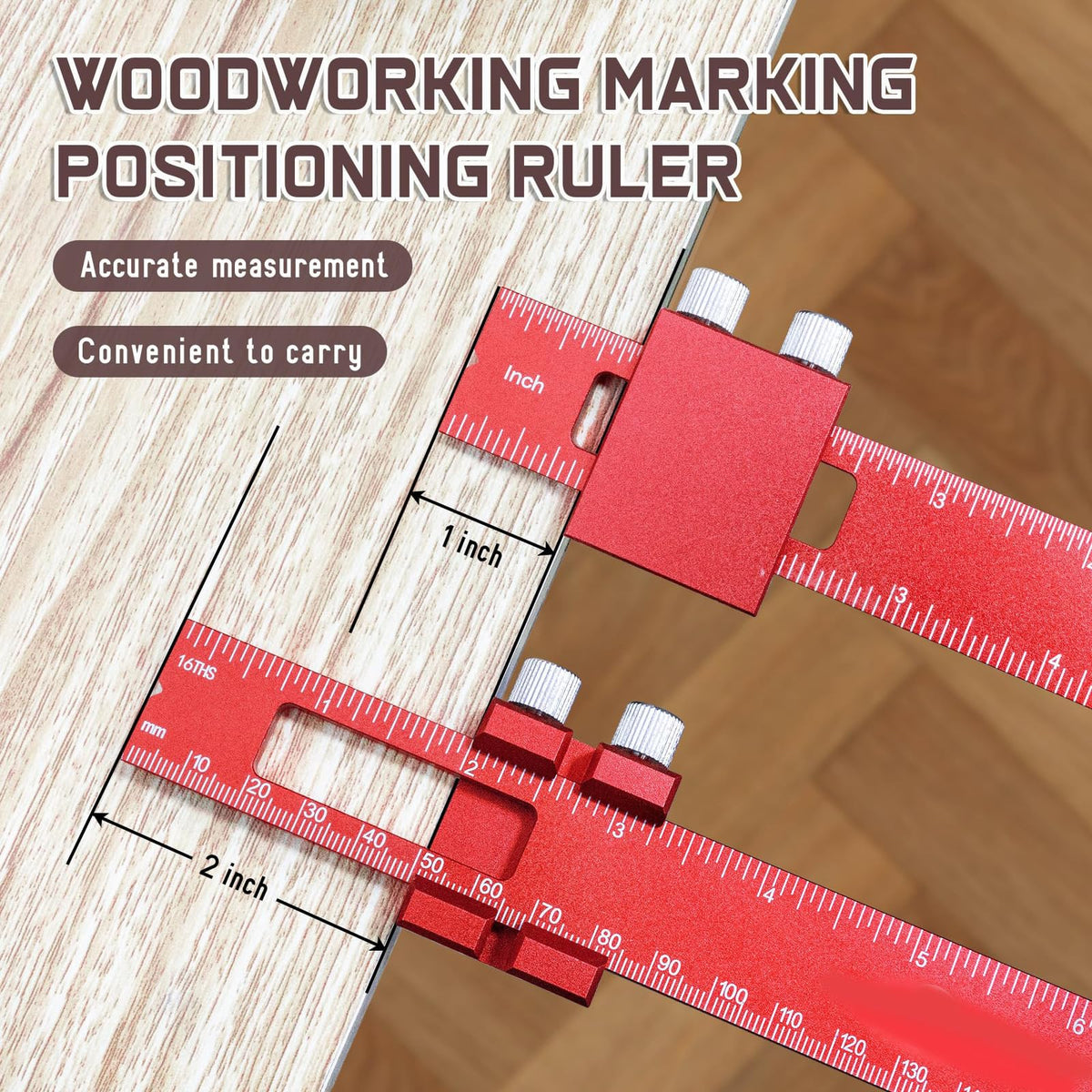 Pocket-Sized Woodworking Layout Gauge for Precise Marking 📐