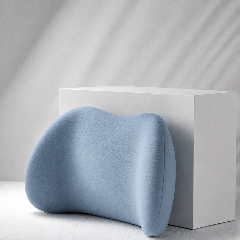 💯Car Neck & Lumbar Support Pillow Set – Memory Foam Headrest & Lower Back Cushion for Comfortable Driving