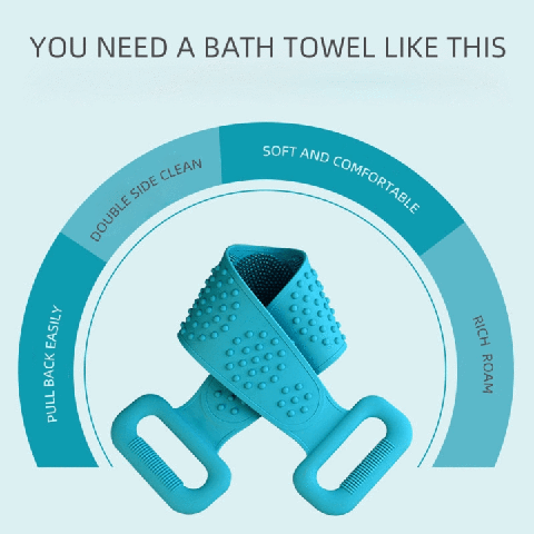 🫧✨ Silicone Shower Scrubber for Refreshing Skin, Gentle Exfoliation & Everyday Body Care 🚿