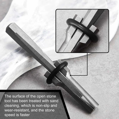 🪨 Heavy-Duty Stone Splitting Tool – Tough Masonry Work Helper