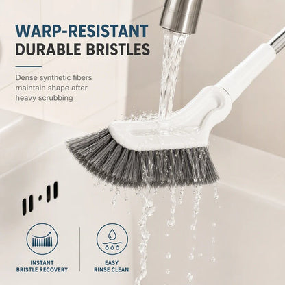 Reach & Shine Extendable Floor Scrubber with Long Handle – 1 Pack 🧼✨